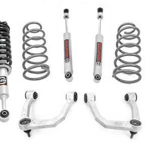 Rough Country 3 Inch Lift Kit Upper Control Arms RR Coils N3 Struts Toyota 4Runner (10-24)