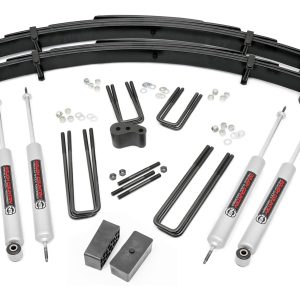 Rough Country 4 Inch Lift Kit Lowboy Ford F-250 4WD (1977-1979)