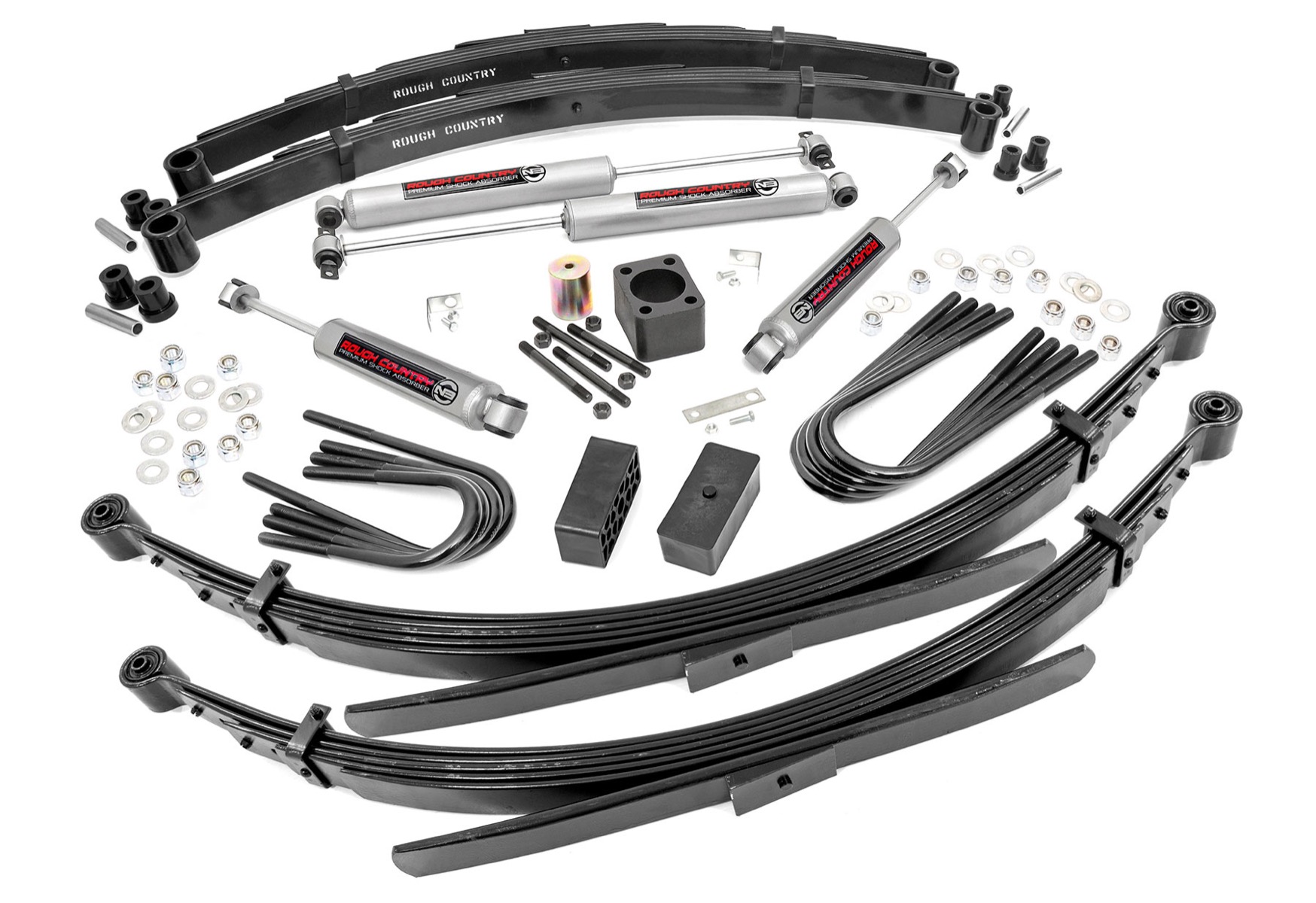 Rough Country 6 Inch Lift Kit Rear Springs Chevy/GMC K30/K35 Truck 4WD (77-87)
