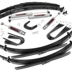 Rough Country 4 Inch Lift Kit 56 Inch RR Springs Chevy/GMC 3/4-Ton Suburban 4WD (88-91)