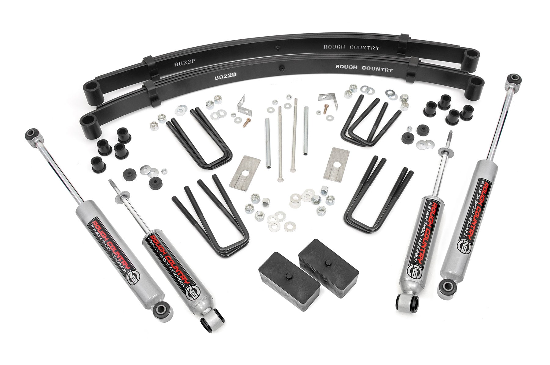 Rough Country 3 Inch Lift Kit Toyota Truck 4WD (1979-1983)
