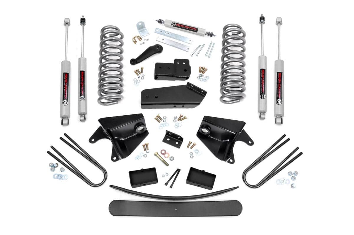 Rough Country 6 Inch Lift Kit Rear Blocks Ford Bronco/F-150 4WD (1980-1996)