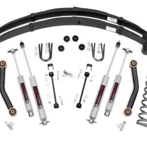 Rough Country 4.5 Inch Lift Kit RR springs Jeep Cherokee XJ 2WD/4WD (1984-2001)