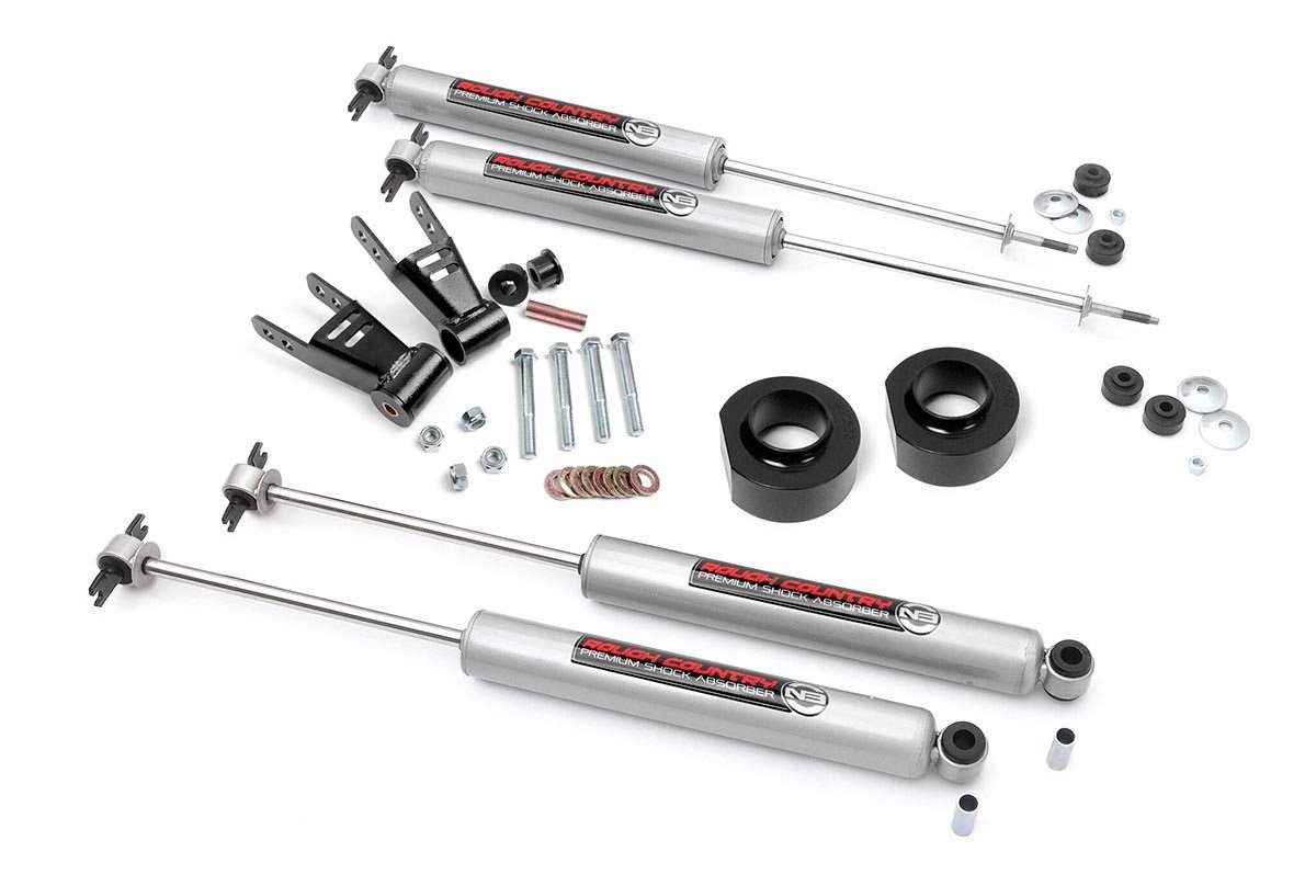 Rough Country 1.5 Inch Lift Kit Jeep Cherokee XJ 2WD/4WD (1984-2001)