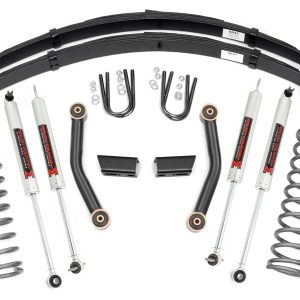 Rough Country 3 Inch Lift Kit Series II RR Springs M1 Jeep Cherokee XJ (84-01)