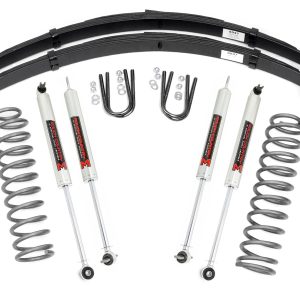 Rough Country 3 Inch Lift Kit RR Springs M1 Jeep Cherokee XJ 2WD/4WD (1984-2001)