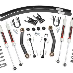 Rough Country 4.5 Inch Lift Kit M1 Rear AAL Jeep Cherokee XJ 2WD/4WD (1984-2001)