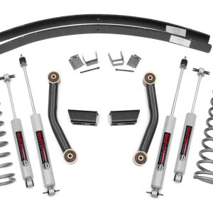 Rough Country 3 Inch Lift Kit Series II RR AAL Jeep Cherokee XJ 2WD/4WD (1984-2001)