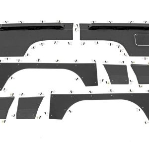 Rough Country Full Body Armor FR & RR Combo Jeep Cherokee XJ 2WD/4WD (1997-2001)