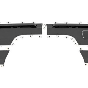 Rough Country Fender & Quarter Panel Armor Rear Combo Jeep Cherokee XJ 2WD/4WD (84-96)