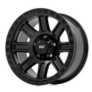 Rough Country 84 Series Wheel Gloss Black 18x8.5 6x135 +0mm