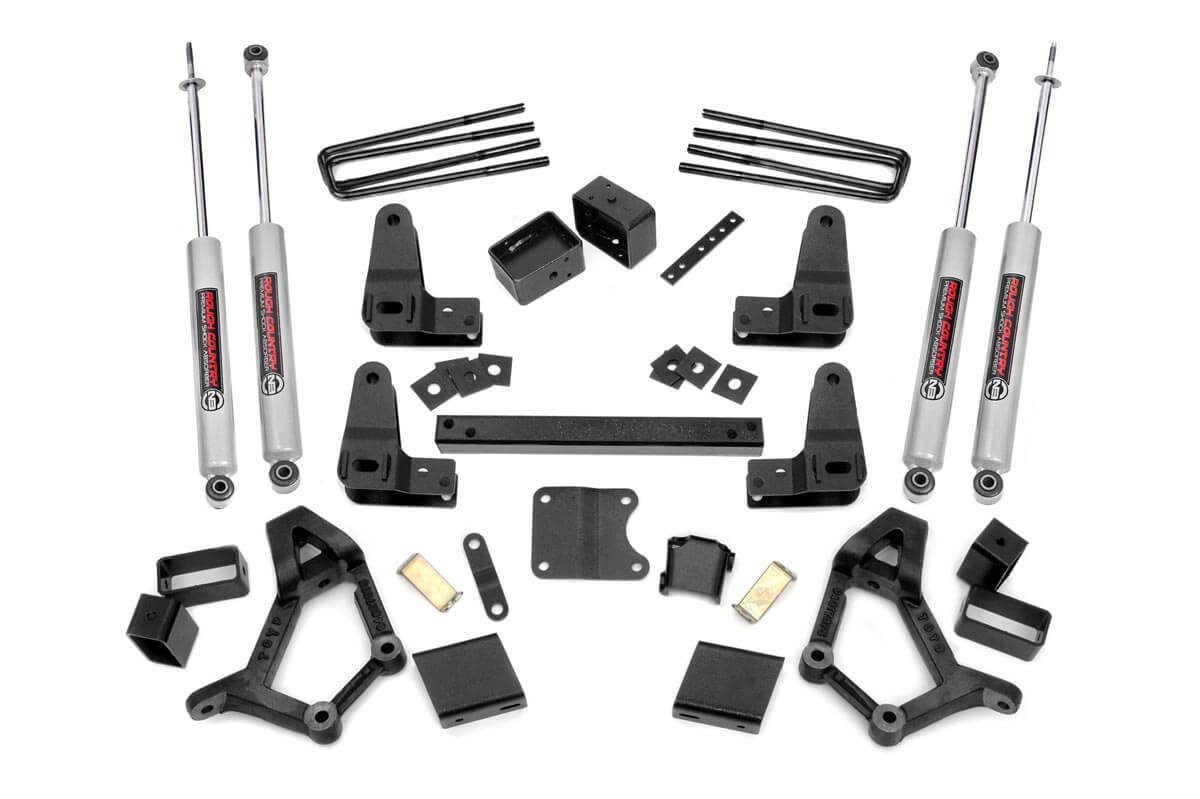 Rough Country 4-5 Inch Lift Kit Toyota Truck Standard Cab 4WD (1989-1995)