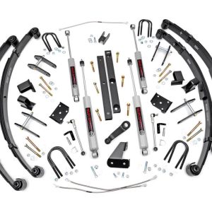 Rough Country 4.5 Inch Lift Kit X-Series Power Steer Jeep Wrangler YJ 4WD (1987-1995)