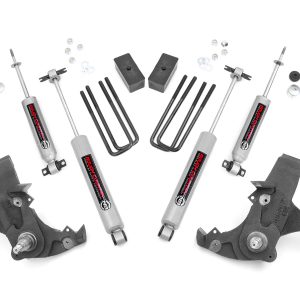 Rough Country 4 Inch Lift Kit Chevy C1500/K1500 Pickup Extended Ca/Half-Ton SUV (88-99)