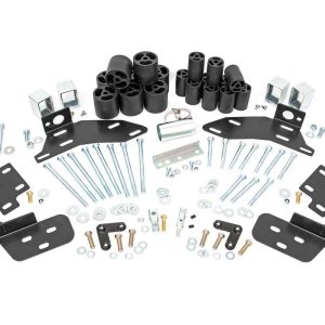 Rough Country Body Lift Bumper Brackets FR & RR 3 Inch Lift Chevy C1500/K1500 Truck (88-94)