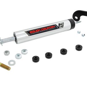 Rough Country V2 Steering Stabilizer 4-6 Inch Lift Chevy/GMC 1500 Truck & SUV (88-99)