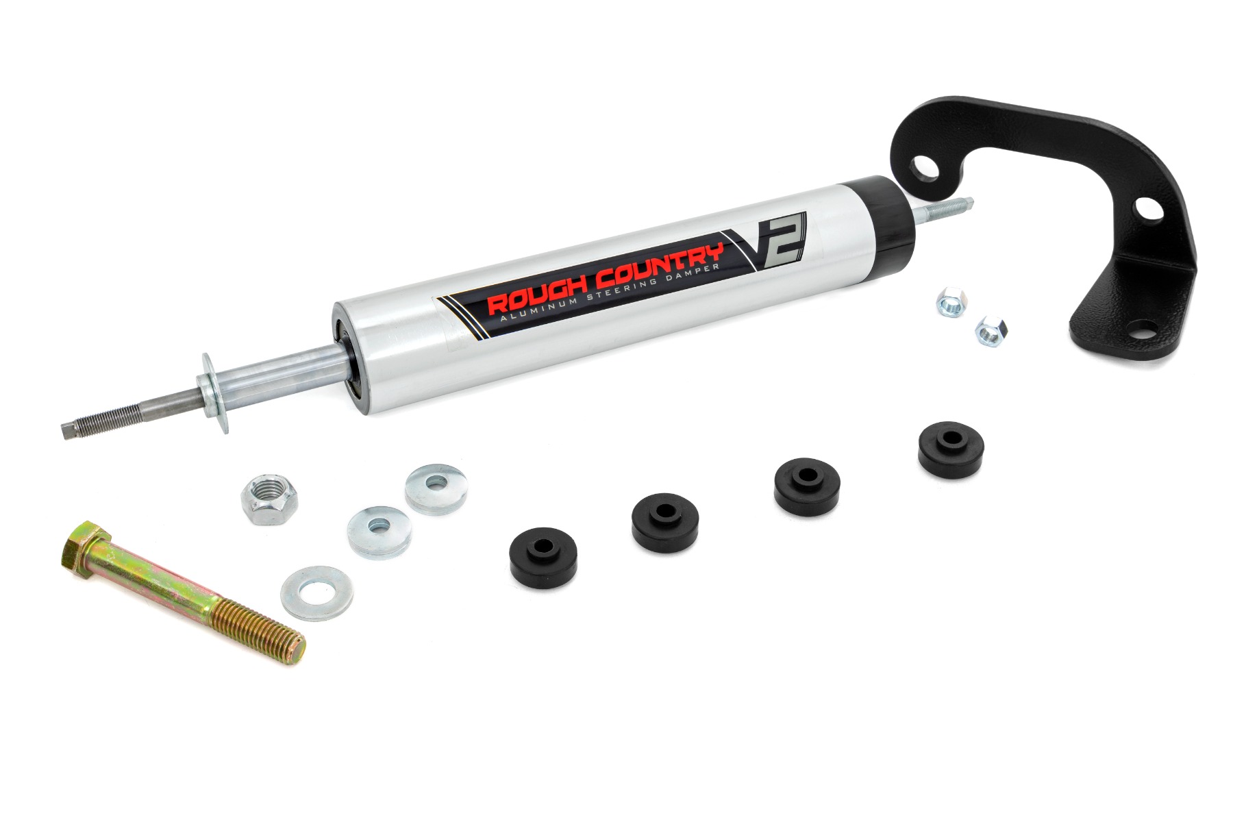 Rough Country V2 Steering Stabilizer 4-6 Inch Lift Chevy/GMC 1500 Truck & SUV (88-99)