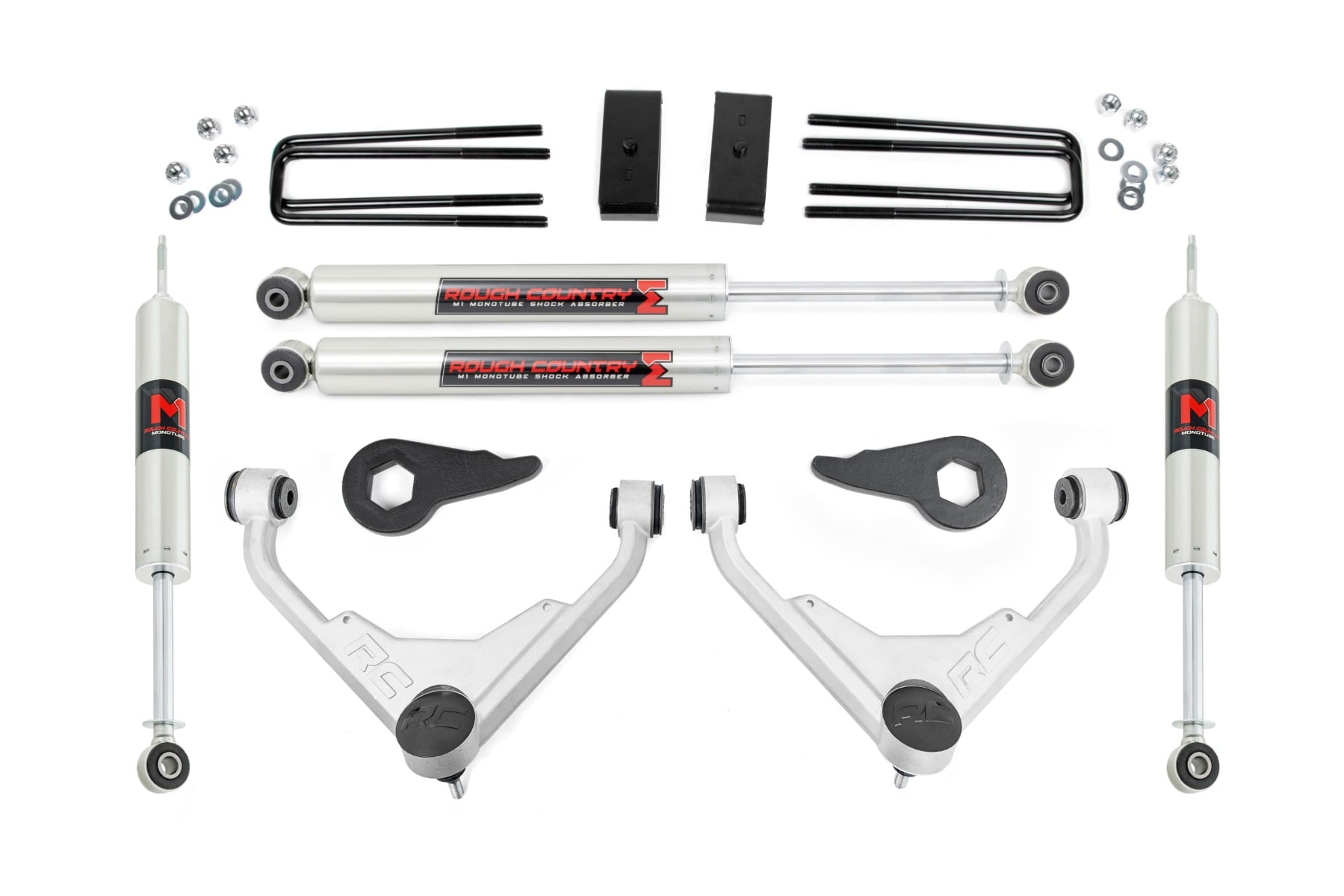 Rough Country 3 Inch Lift Kit M1 FK/FF Chevy/GMC 2500HD/3500HD/Suburban 2500/Yukon XL 2500 (01-10)
