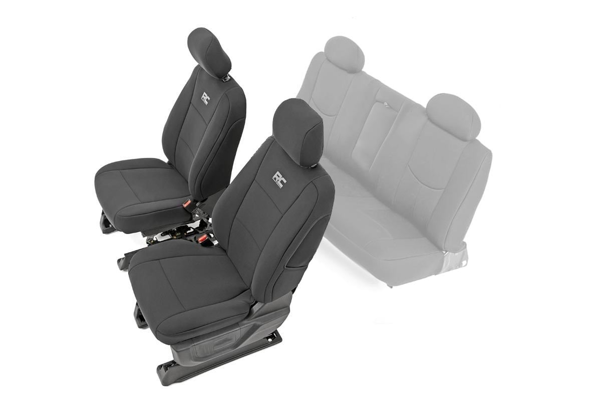 Rough Country Seat Covers FR 40/20/40 Chevy/GMC 1500 2WD/4WD (14-18 & Classic)