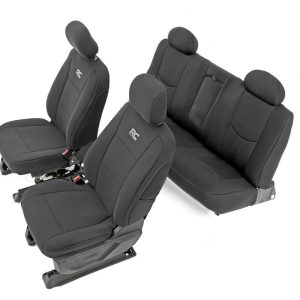 Rough Country Seat Covers FR 40/20/40 & Rear Chevy/GMC 1500 (14-18 & Classic)