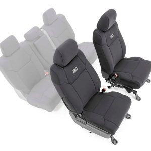 Rough Country Seat Covers Front W/ Console Cover Toyota Tundra 2WD/4WD (2014-2021)