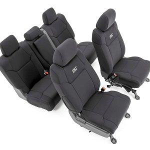 Rough Country Seat Covers FR w/ Console Cover and Rear Toyota Tundra 2WD/4WD (14-21)