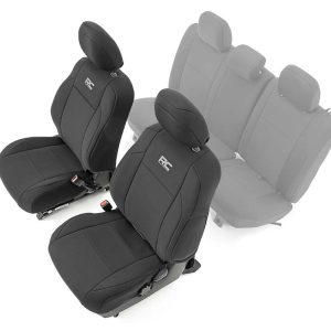 Rough Country Seat Covers Front Double Cab Toyota Tacoma 2WD/4WD (2016-2023)