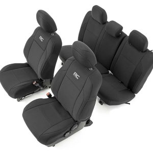 Rough Country Seat Covers FR & RR Double Cab Toyota Tacoma 2WD/4WD (2016-2023)