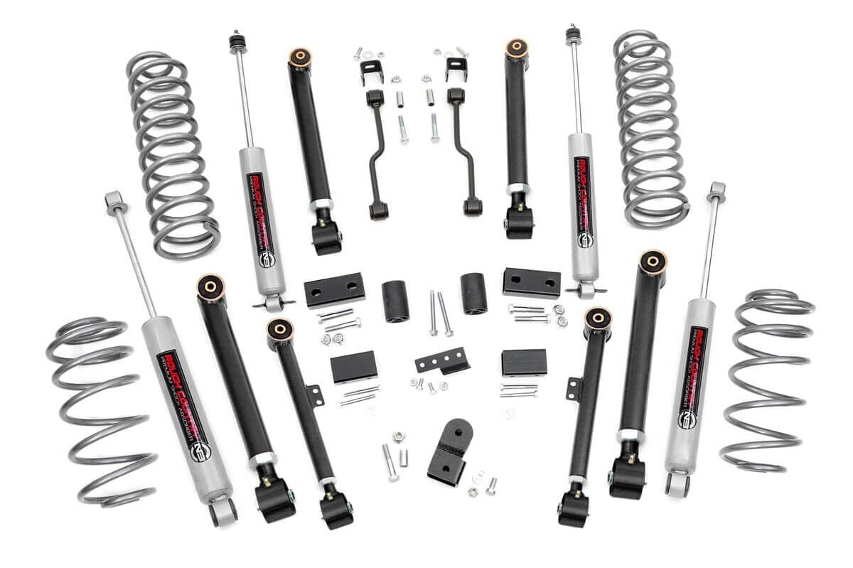 Rough Country 4 Inch Lift Kit X-Series Jeep Grand Cherokee ZJ 2WD/4WD (1993-1998)
