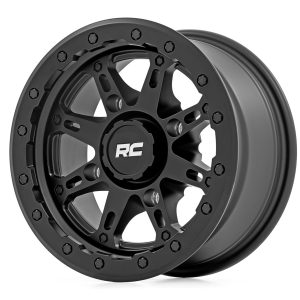 Rough Country 94 Series Wheel UTV Matte Black 14x7 4x156 +10mm