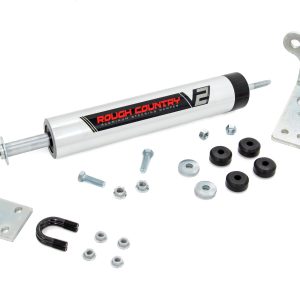 Rough Country V2 Steering Stabilizer 0-5 Inch Lift Ford F-150 4WD (1997-2003)