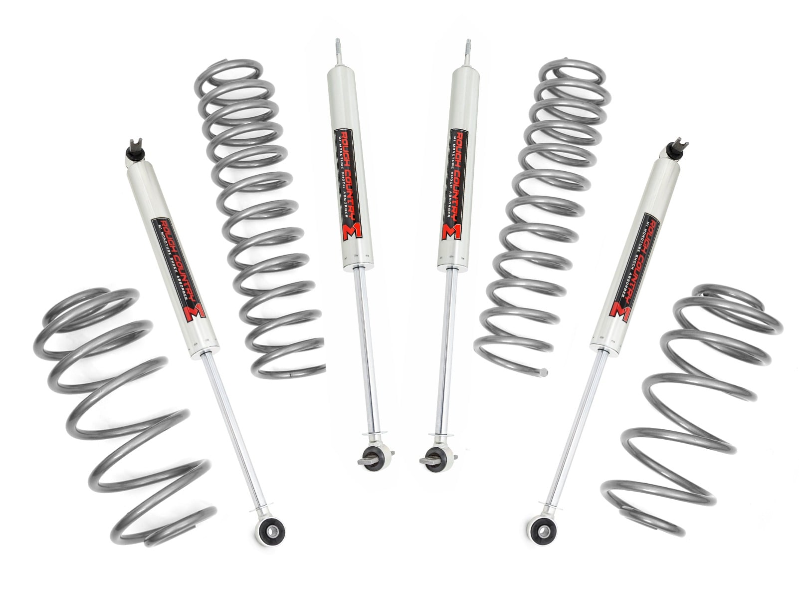 Rough Country 2.5 Inch Lift Kit 6 Cyl M1 Jeep Wrangler TJ (97-06)/Wrangler Unlimited (04-06)