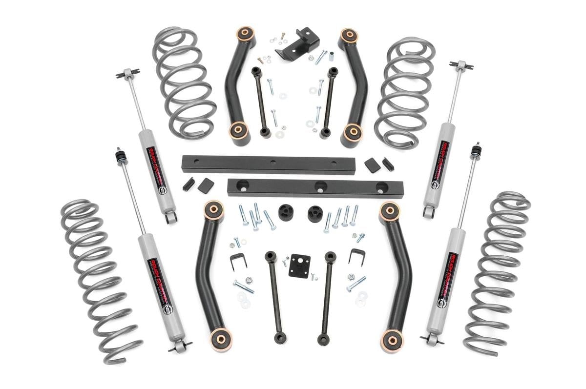 Rough Country 4 Inch Lift Kit Jeep Wrangler TJ (03-06)/Wrangler Unlimited (04-06)