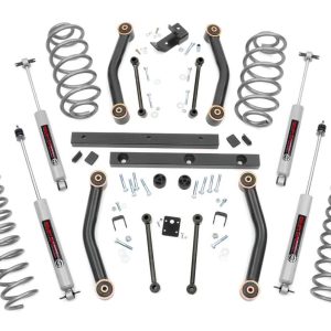 Rough Country 4 Inch Lift Kit Jeep Wrangler TJ 4WD (1997-2002)