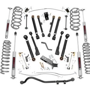 Rough Country 4 Inch Lift Kit X-Series Jeep Wrangler TJ (97-06)/Wrangler Unlimited (04-06)