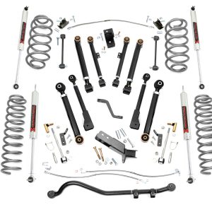 Rough Country 4 Inch Lift Kit X-Series M1 Jeep Wrangler TJ (97-06)/Wrangler Unlimited (04-06)