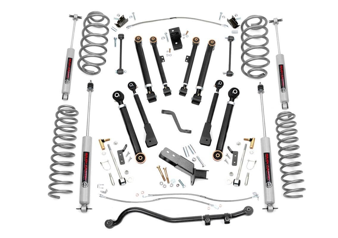 Rough Country 6 Inch Lift Kit X-Series Jeep Wrangler TJ (97-06)/Wrangler Unlimited (04-06)