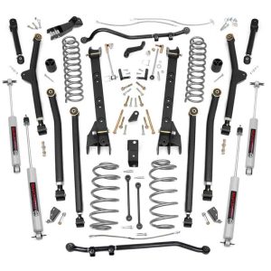 Rough Country 4 Inch Lift Kit Long Arm Jeep Wrangler Unlimited 4WD (2004-2006)
