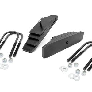 Rough Country 2 Inch Leveling Kit Leaf Block Ford F-250/F-350 Super Duty 4WD (99-04)