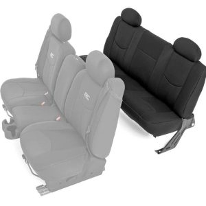 Rough Country Rear Seat Covers Full Bench Chevy/GMC 1500 (99-06 & Classic)