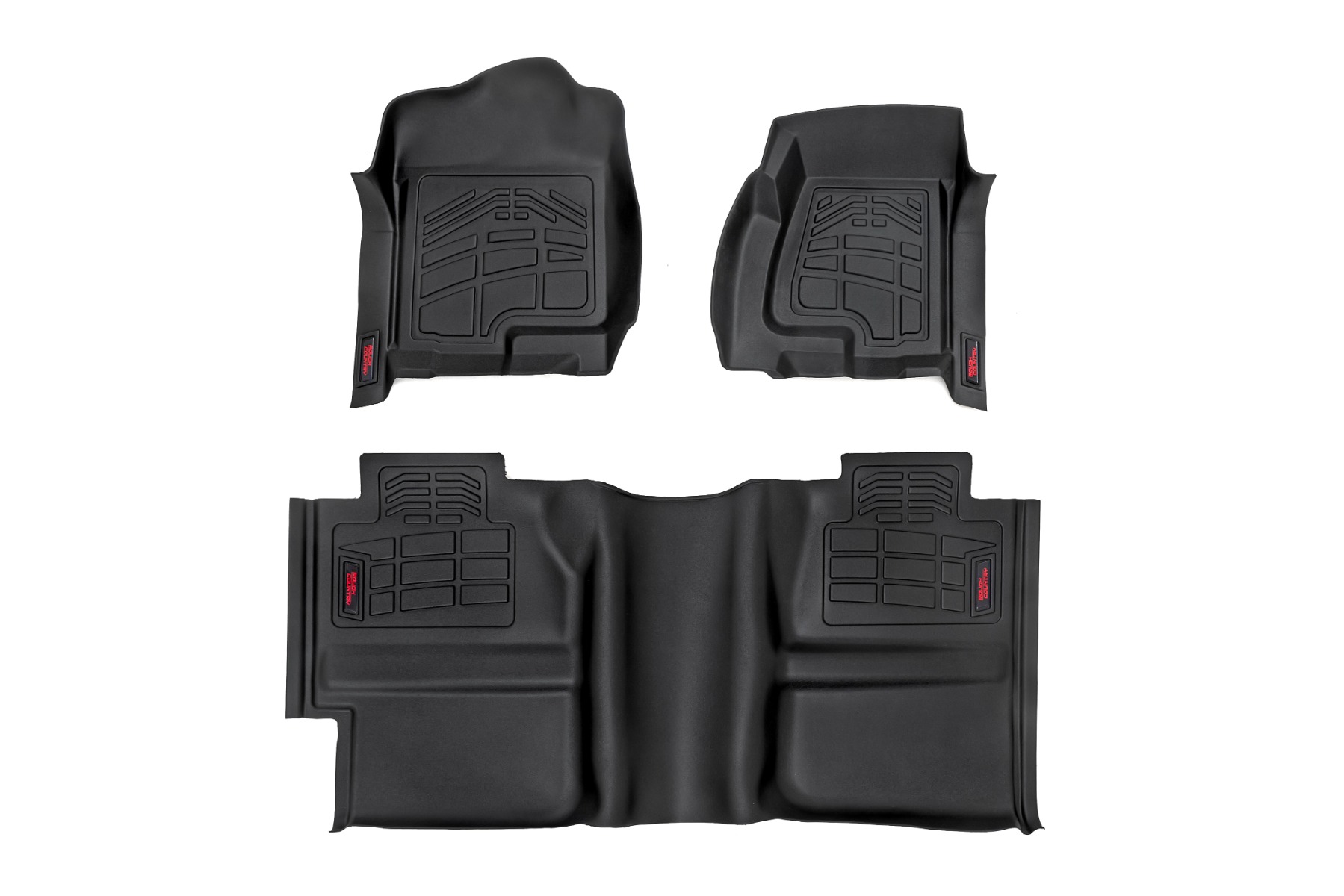 Rough Country Sure-Fit Floor Mats FR & RR Chevy/GMC 1500 (99-06 & Classic)