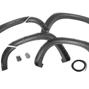 Rough Country Defender Fender Flares G42 White Sands Chevy Silverado 1500 (19-26)
