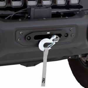 Rough Country Winch Mounting Plate Modular Steel OE Bumper Jeep Gladiator JT/Wrangler JL (18-26)