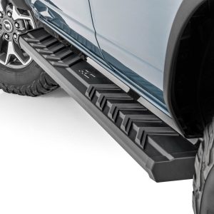 Rough Country BA2 Running Boards Side Step Bars 4-Door Ford Bronco 4WD (2021-2026)