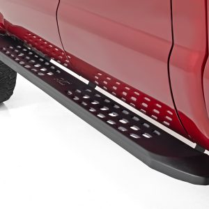 Rough Country RPT2 Running Board Crew Cab Black Ford F-250/F-350 Super Duty (09-16)