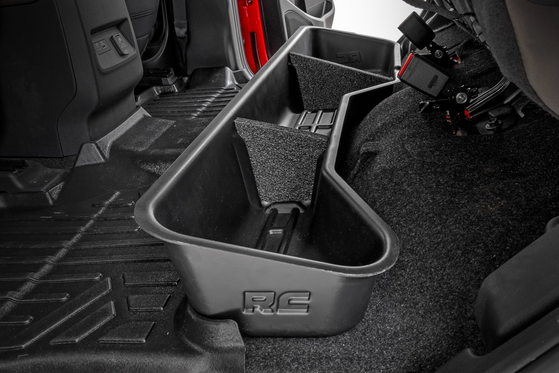 Rough Country Under Seat Storage Crew Cab Nissan Frontier 2WD/4WD (2005-2026)