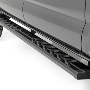 Rough Country BA2 Running Boards Side Step Bars Double Cab Toyota Tacoma (05-23)