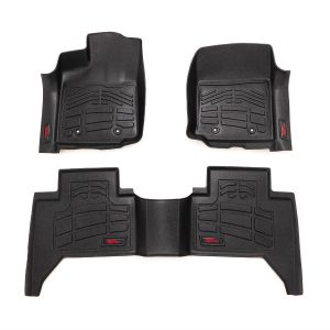 Rough Country Sure-Fit Floor Mats FR & RR Toyota Tacoma 2WD/4WD (2016-2023)