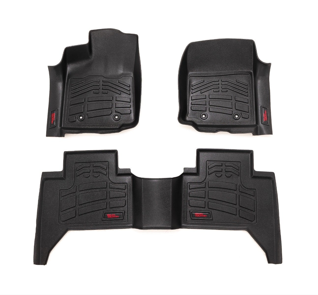 Rough Country Sure-Fit Floor Mats FR & RR Toyota Tacoma 2WD/4WD (2016-2023)
