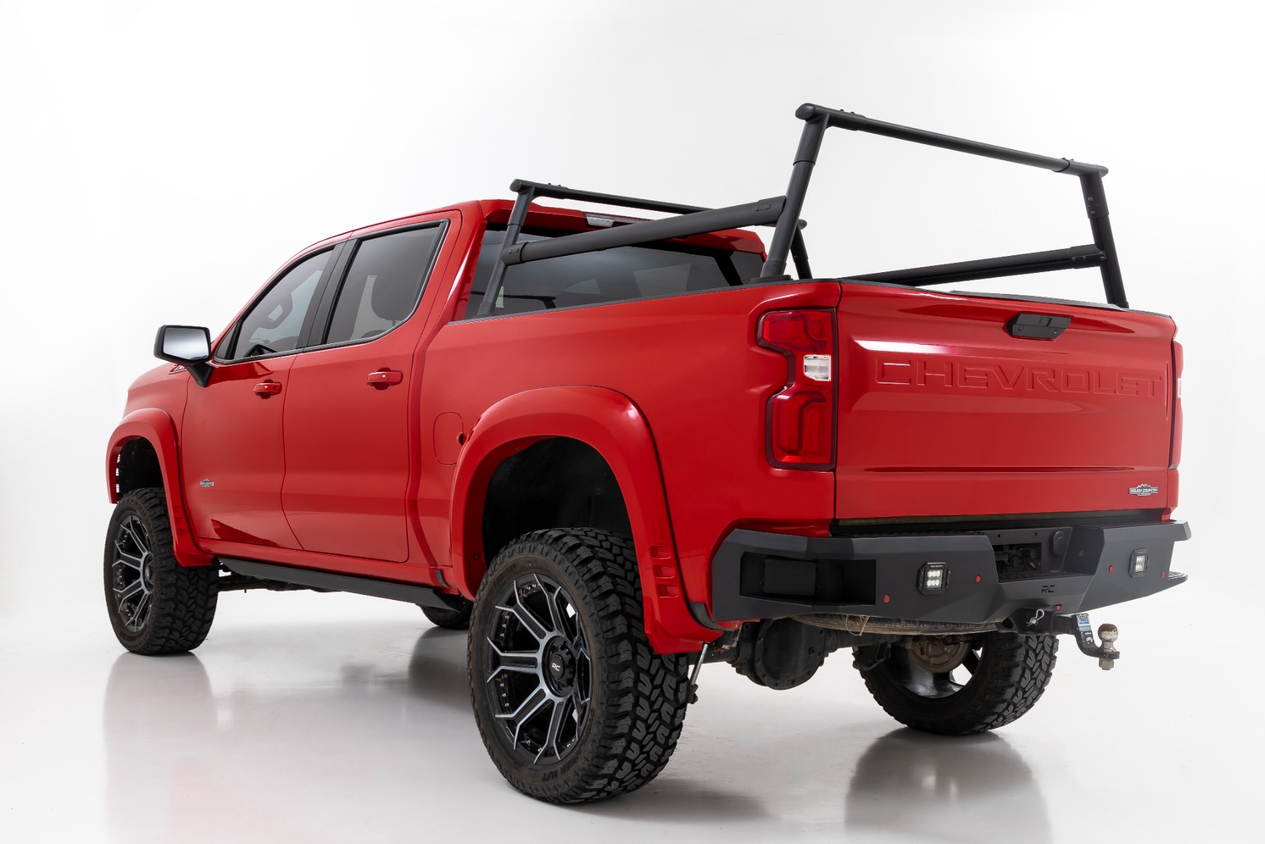 Rough Country Bed Rack Full Rack Aluminum Chevy Silverado 1500 2WD/4WD (2019-2026)
